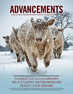 Spring 2023 Advancements Magazine cover