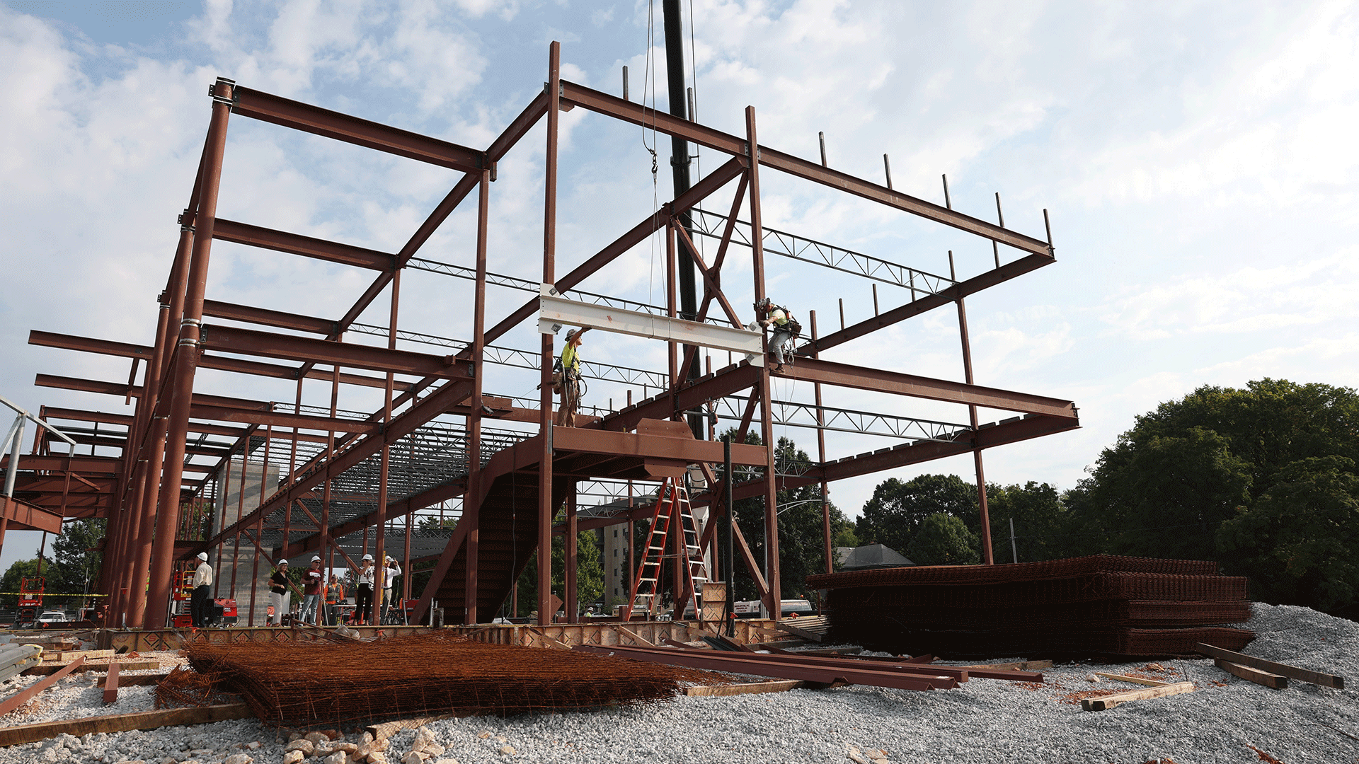 Clifton M. Smart III University Advancement Center construction