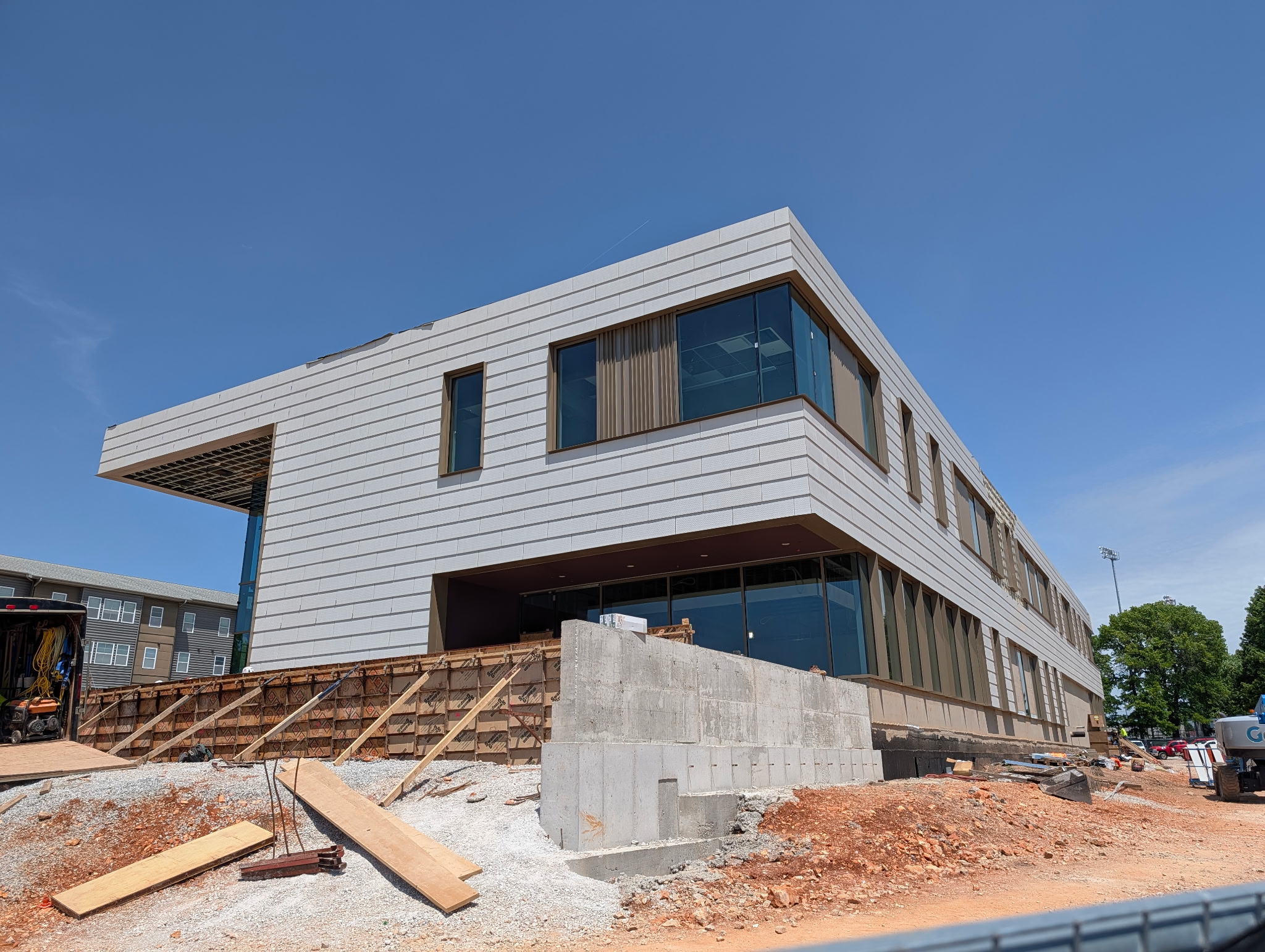 Clifton M. Smart III University Advancement Center construction