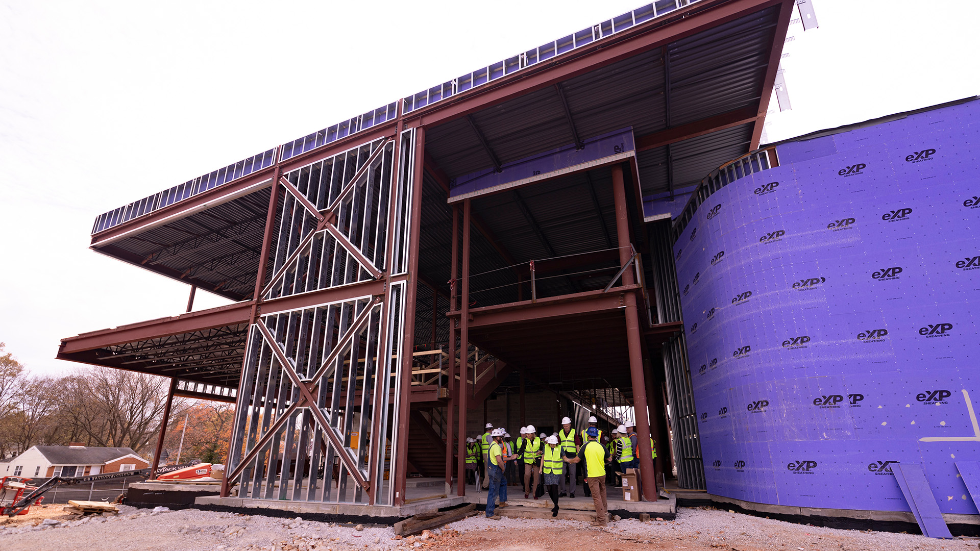 Clifton M. Smart III University Advancement Center construction