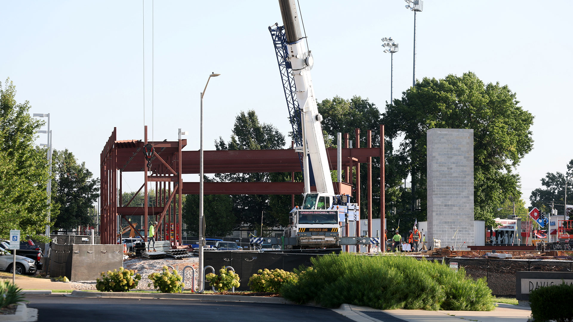 Clifton M. Smart III University Advancement Center construction